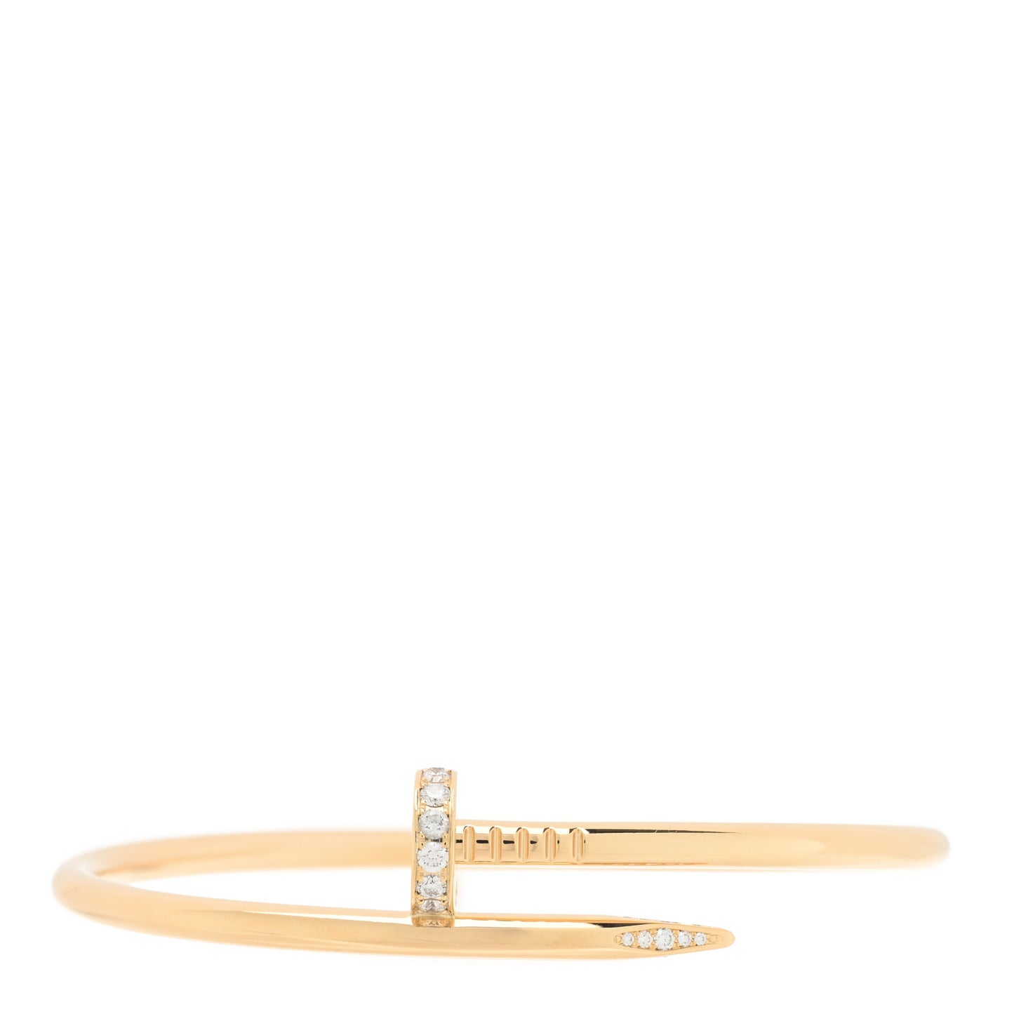 18K Yellow Gold Diamond Juste Un Clou Bracelet 18