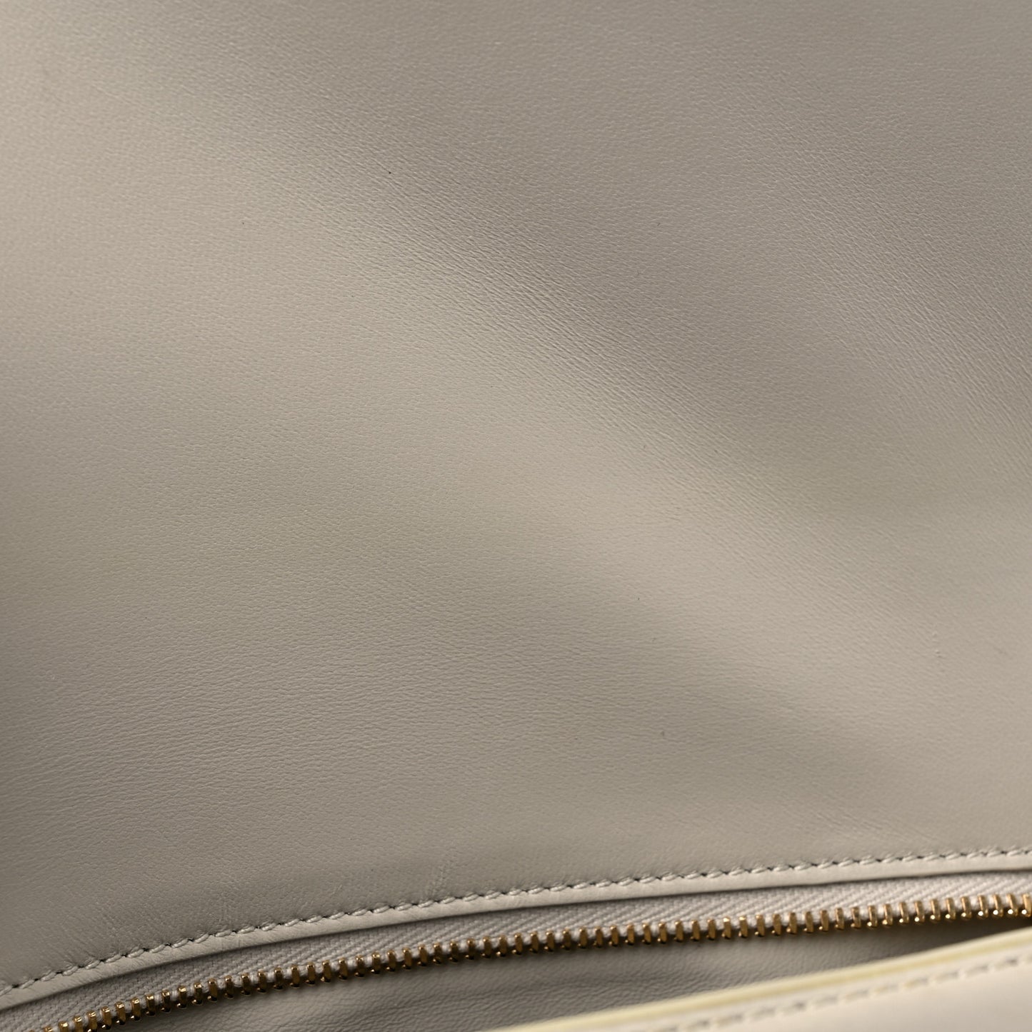 Smooth Calfskin Carre Satchel Crema Soft