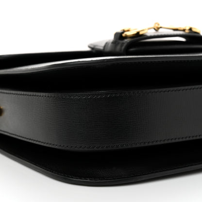 Gucci Azalea Calfskin Horsebit 1955 Shoulder Bag Black 9 of 11