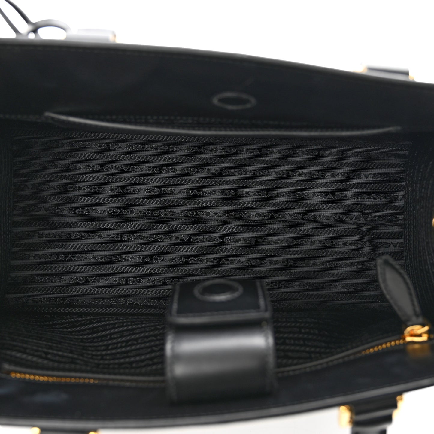 Saffiano Soft Calfskin Tote Black