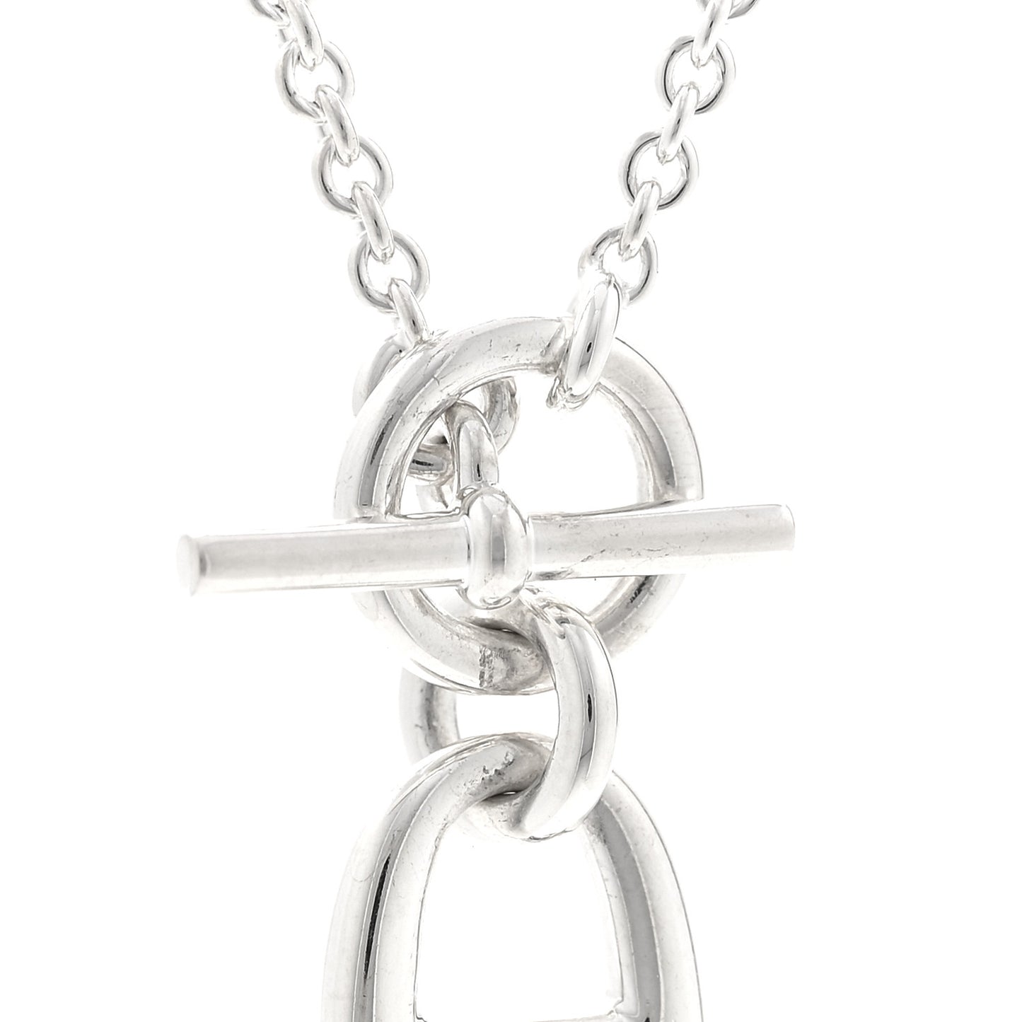 Sterling Silver Amulette Chaine d'Ancre Necklace