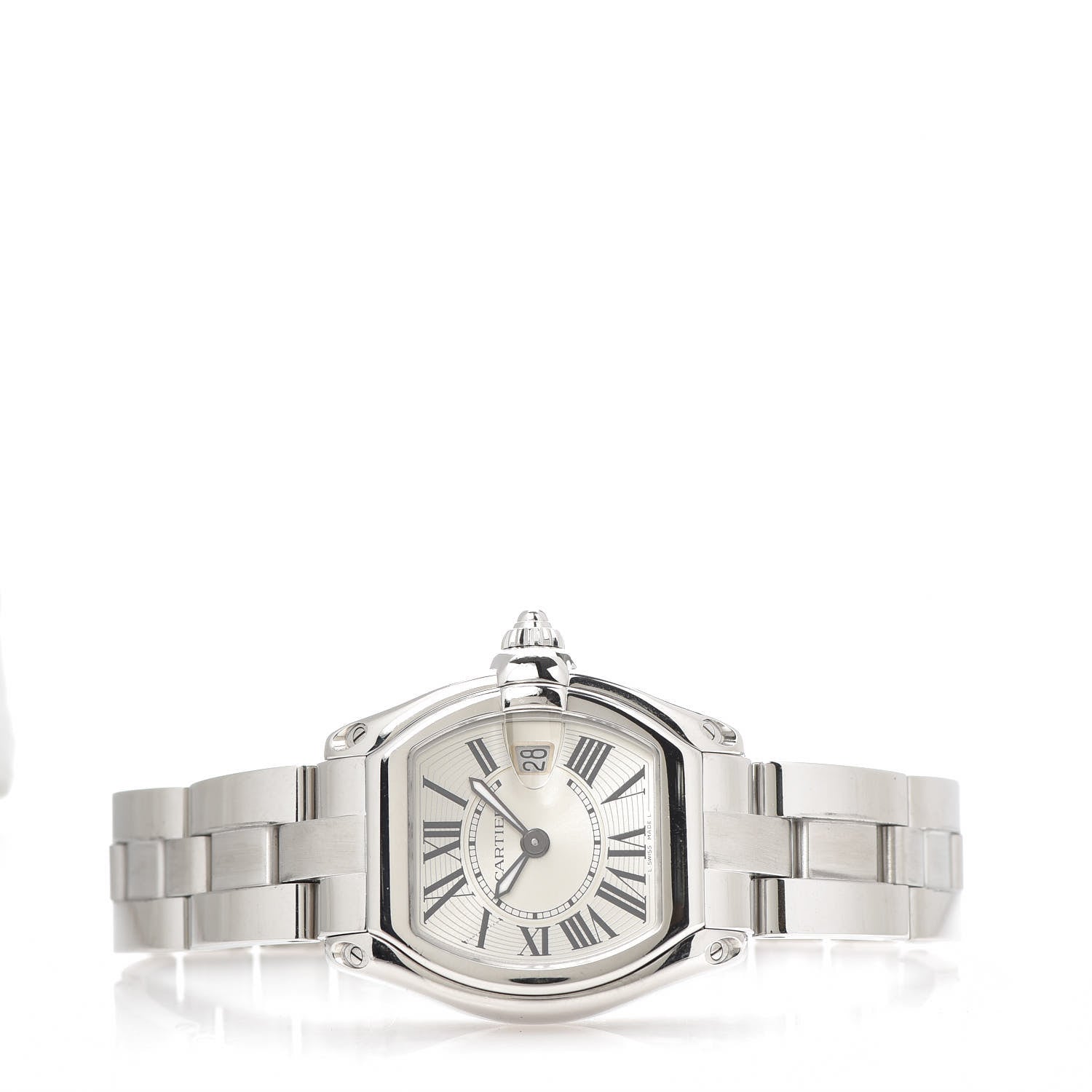 Cartier Stainless Steel 31mm Roadster Quartz Watch 1 of 8
