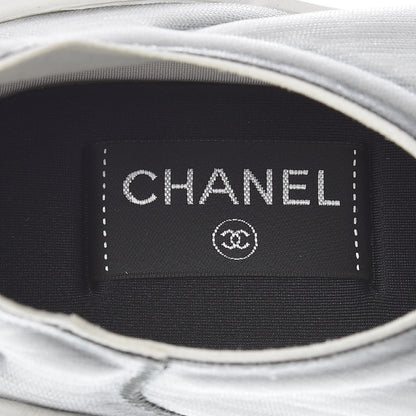 Chanel Mesh Lycra CC Sneakers 39.5 Black 7 of 7