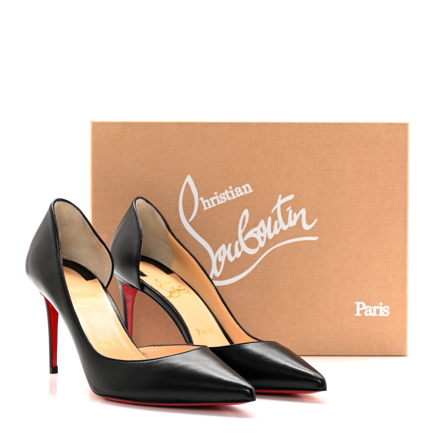 Shiny Nappa Iriza 85 Pumps 37.5 Black
