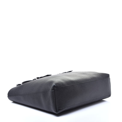 Louis Vuitton Taurillon Cabas Voyage Tote Black 4 of 9