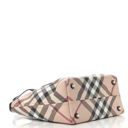 Burberry Nova Check Tote Black 3 of 12