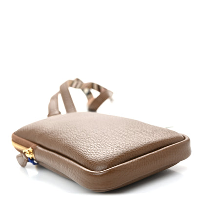 Burberry Grainy Calfskin Phone Pouch Earth 4 of 9