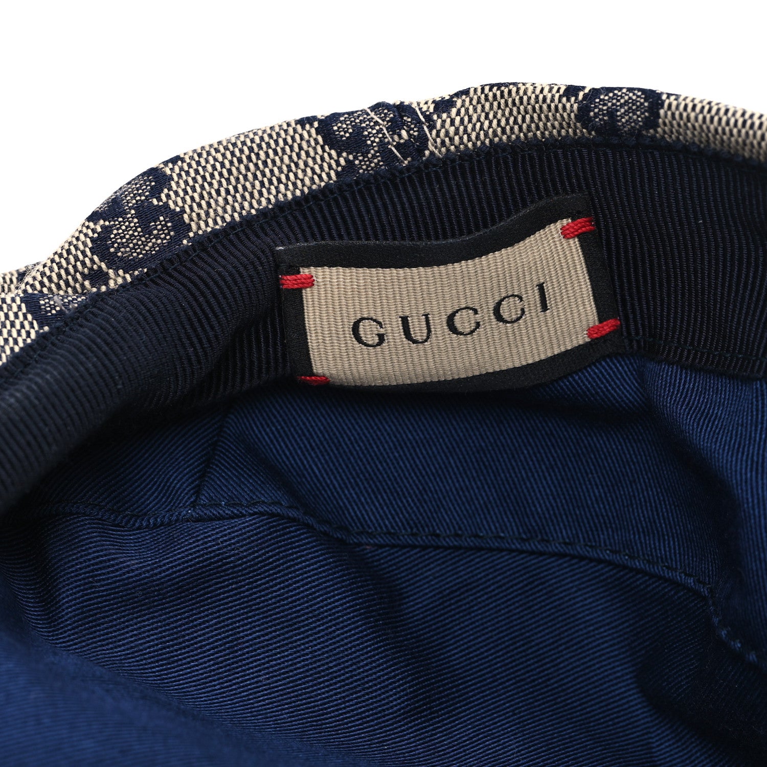 Gucci Monogram Flat Cap M Navy 8 of 9