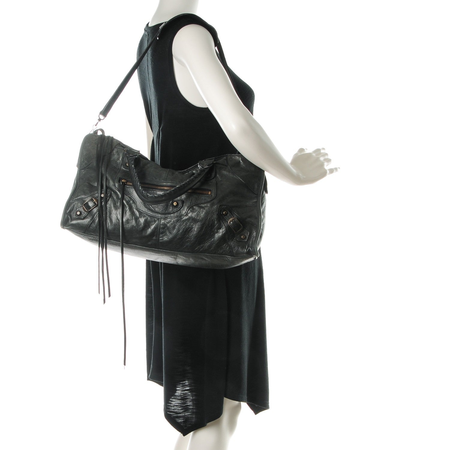 Balenciaga Agneau Classic Hardware Part Time Black 2 of 10