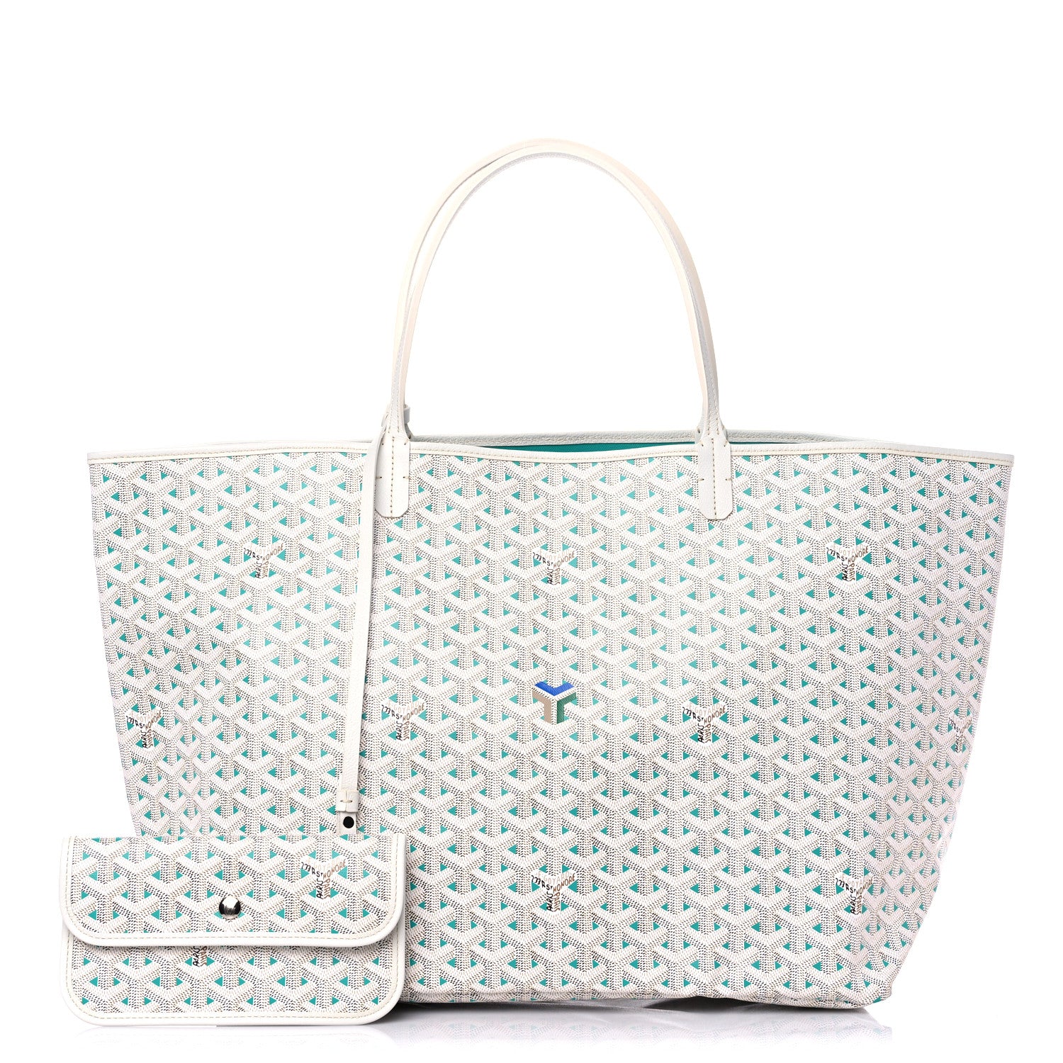 Goyard Goyardine Saint Louis Claire Voie GM White Opaline 1 of 8