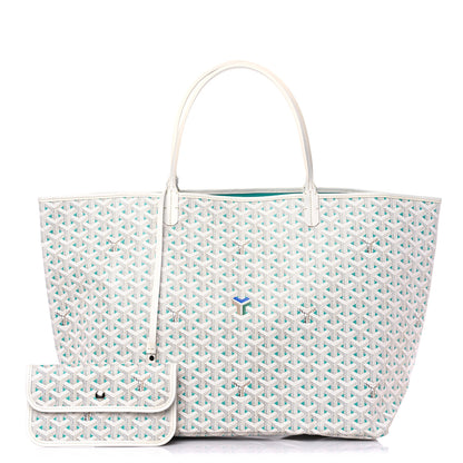 Goyard Goyardine Saint Louis Claire Voie GM White Opaline 1 of 8