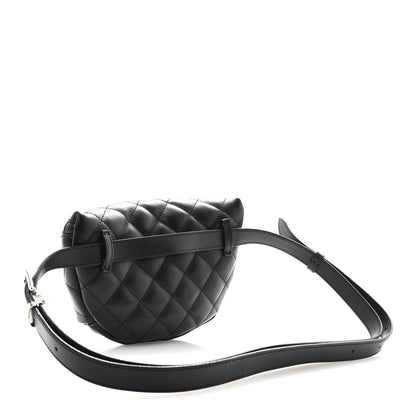 Chanel Calfskin Quilted Waist Belt Bag Black 3 of 15
