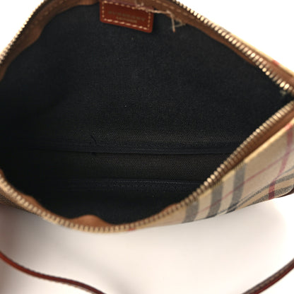 Burberry Haymarket Check Pochette Chocolate 5 of 13