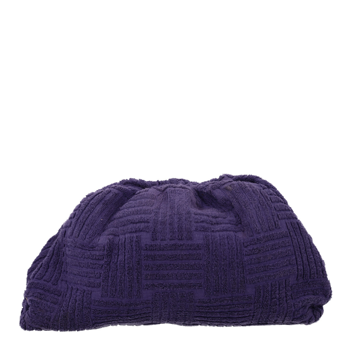 Bottega Veneta Sponge Fabric The Pouch Clutch Purple 1 of 10