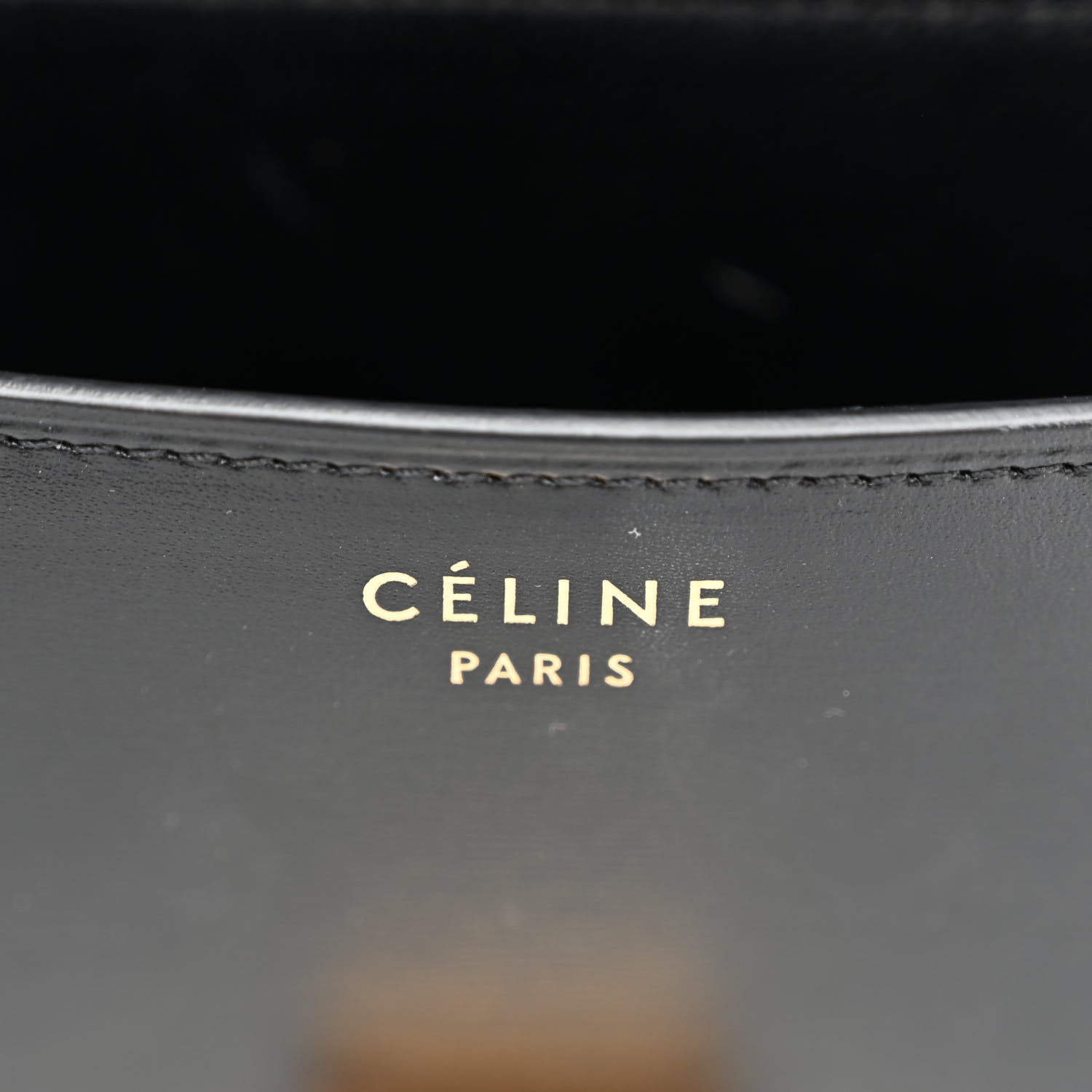 Celine Box Calfskin Medium Classic Box Flap Bag Black 6 of 12