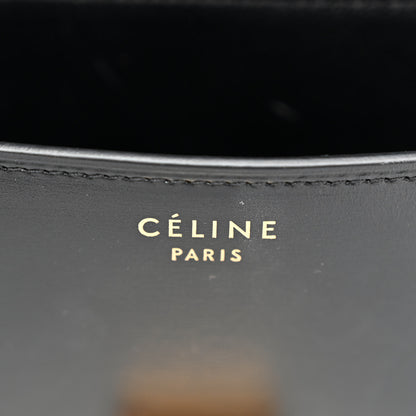 Celine Box Calfskin Medium Classic Box Flap Bag Black 6 of 12