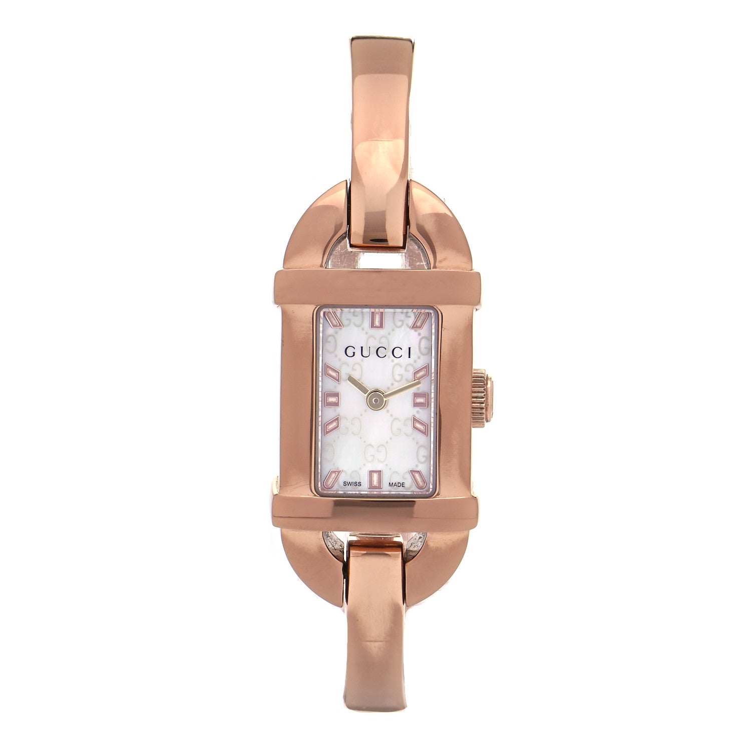 Gucci Stainless Steel Mother of Pearl 16mm 6800L Quartz Watch 1 of 5