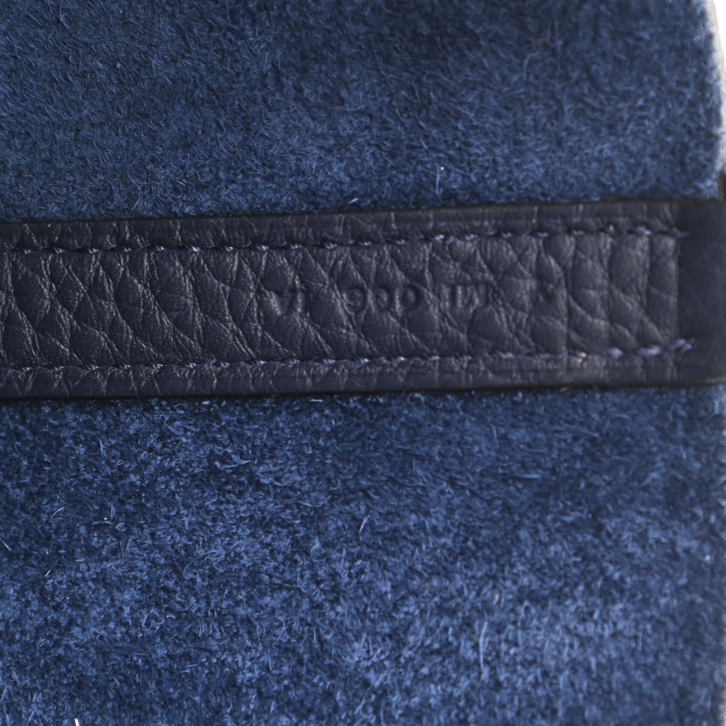 Taurillon Clemence Picotin Lock 22 MM Bleu Nuit
