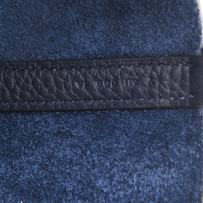 Hermes Taurillon Clemence Picotin Lock 22 MM Bleu Nuit 6 of 10