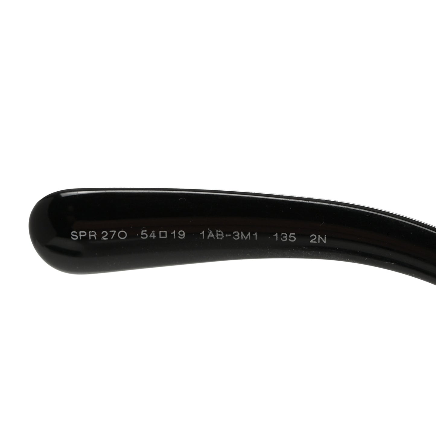 Acetate Baroque Sunglasses SPR 27O Black