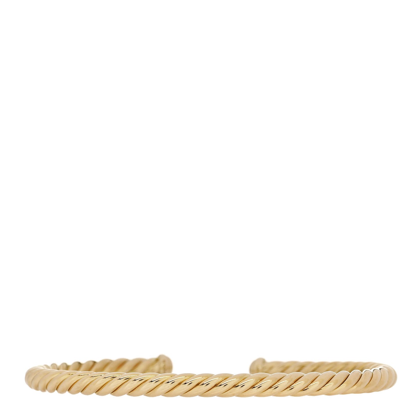 18K Yellow Gold 4mm Cablespira Bracelet