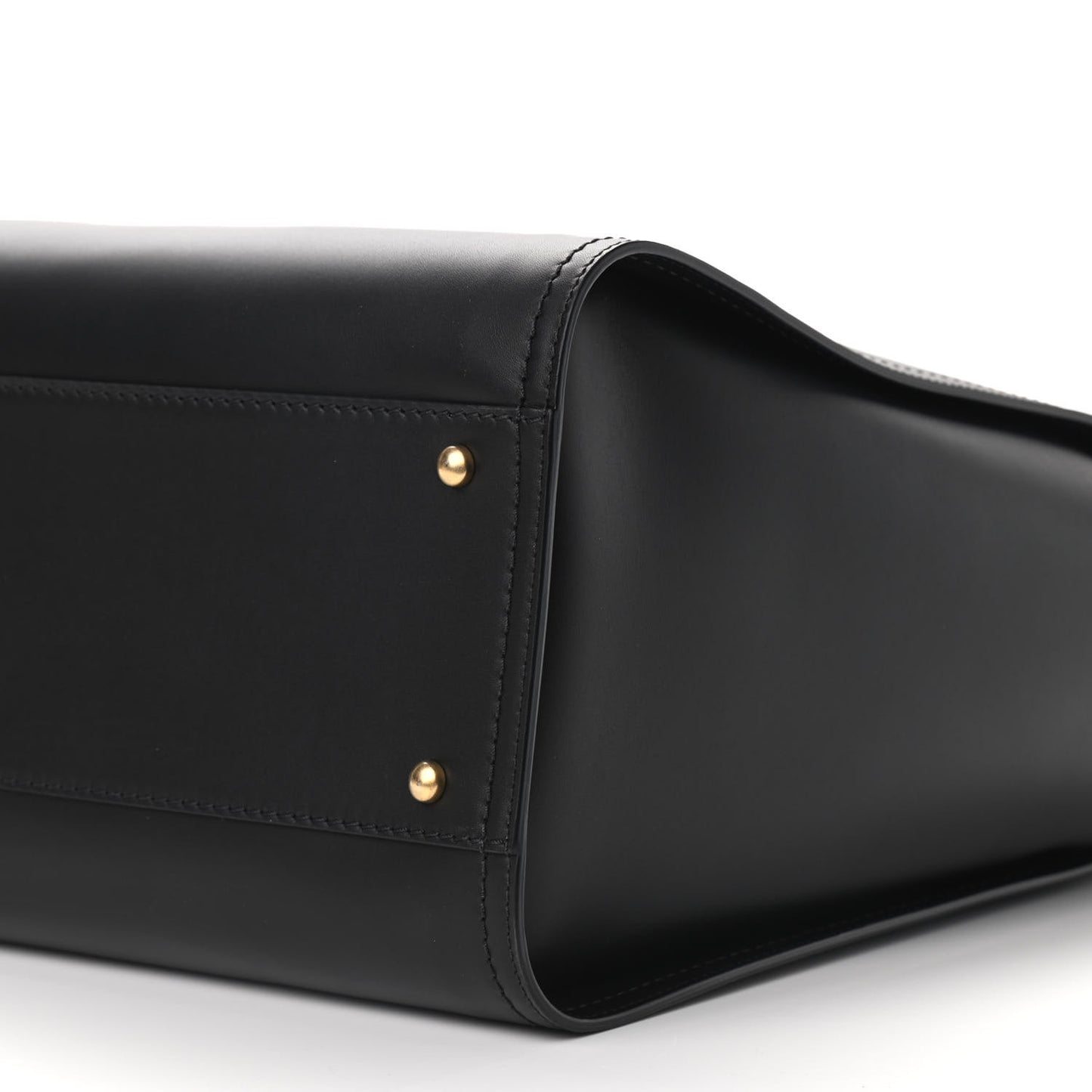 Calfskin Medium Deauville Tote Black