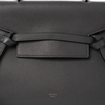 Celine Grained Calfskin Micro Belt Bag Grey 8 of 12