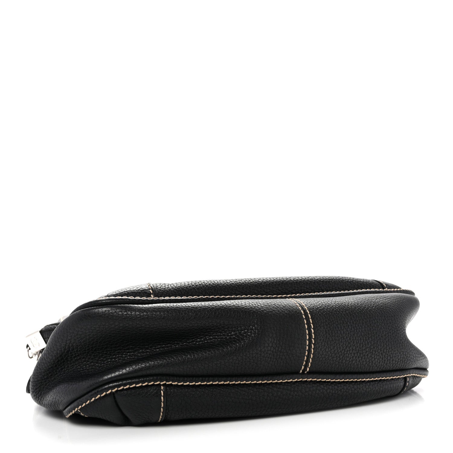 Chanel Grained Calfskin Tassel Hobo Black 4 of 14