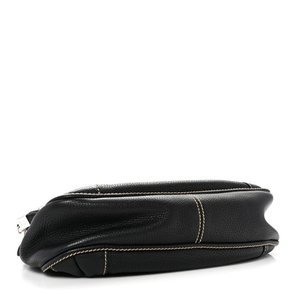 Chanel Grained Calfskin Tassel Hobo Black 4 of 14