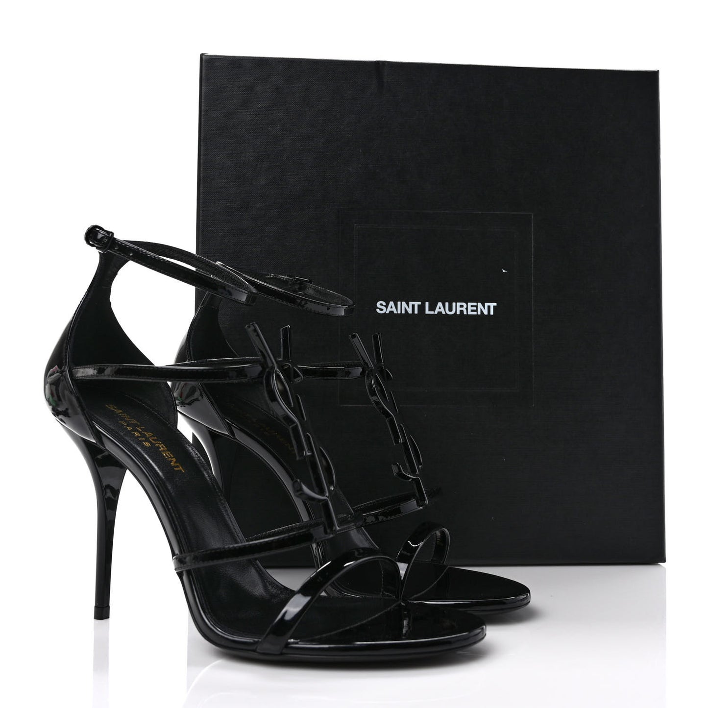 Patent Cassandra 100 Sandals 38.5 Black