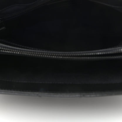 Saint Laurent Calfskin Y Quilted Monogram Medium Loulou Chain Satchel Black 5 of 10