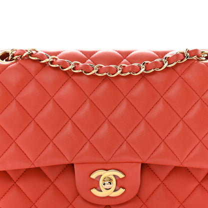 Chanel Lambskin Quilted Medium Double Flap Red 8 of 12