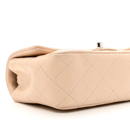 Chanel Caviar Quilted Mini Rectangular Flap Light Beige 11 of 12