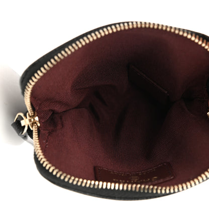 Chanel Caviar Quilted Zip Card Holder Wallet Black 5 of 8
