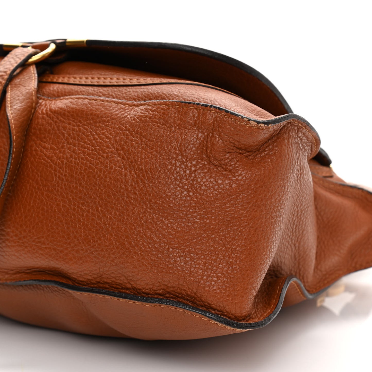 Calfskin Medium Marcie Satchel Tan