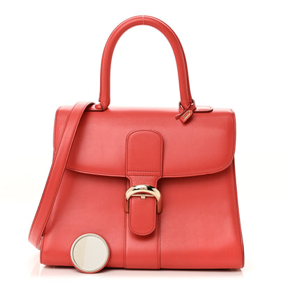 Delvaux Box Calfskin MM Brillant Satchel Sunset 3 of 12
