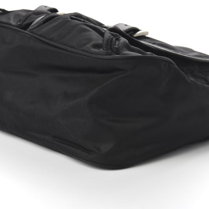 Prada Nylon Vela Messenger Bag Black 7 of 9