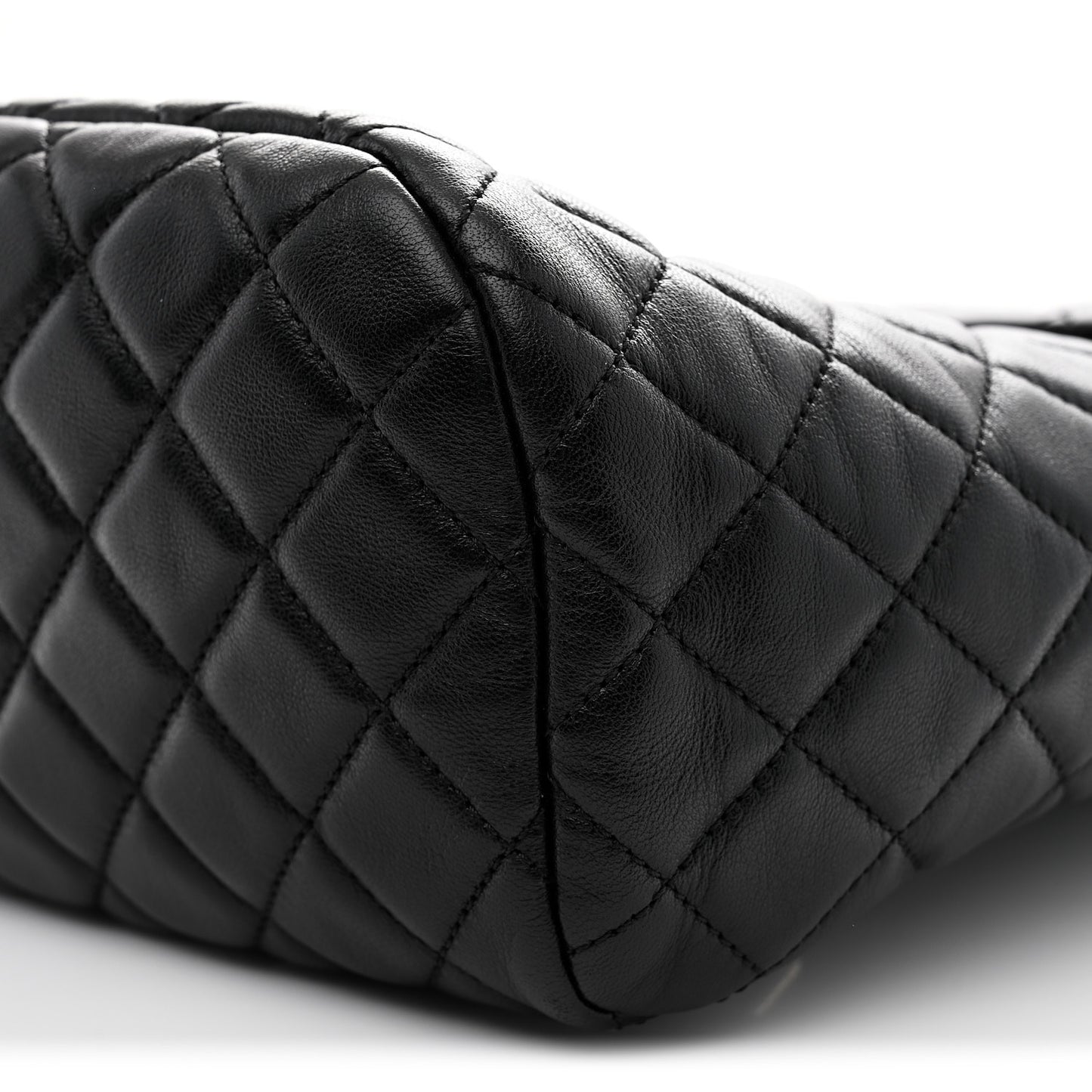 Lambskin Quilted Small Urban Spirit Backpack Black