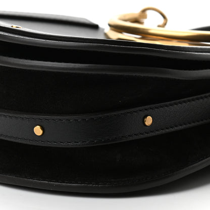 Chloe Calfskin Suede Small Nile Bracelet Bag Black 10 of 10