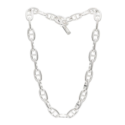Hermes Sterling Silver GM Chaine D'Ancre Necklace 3 of 5