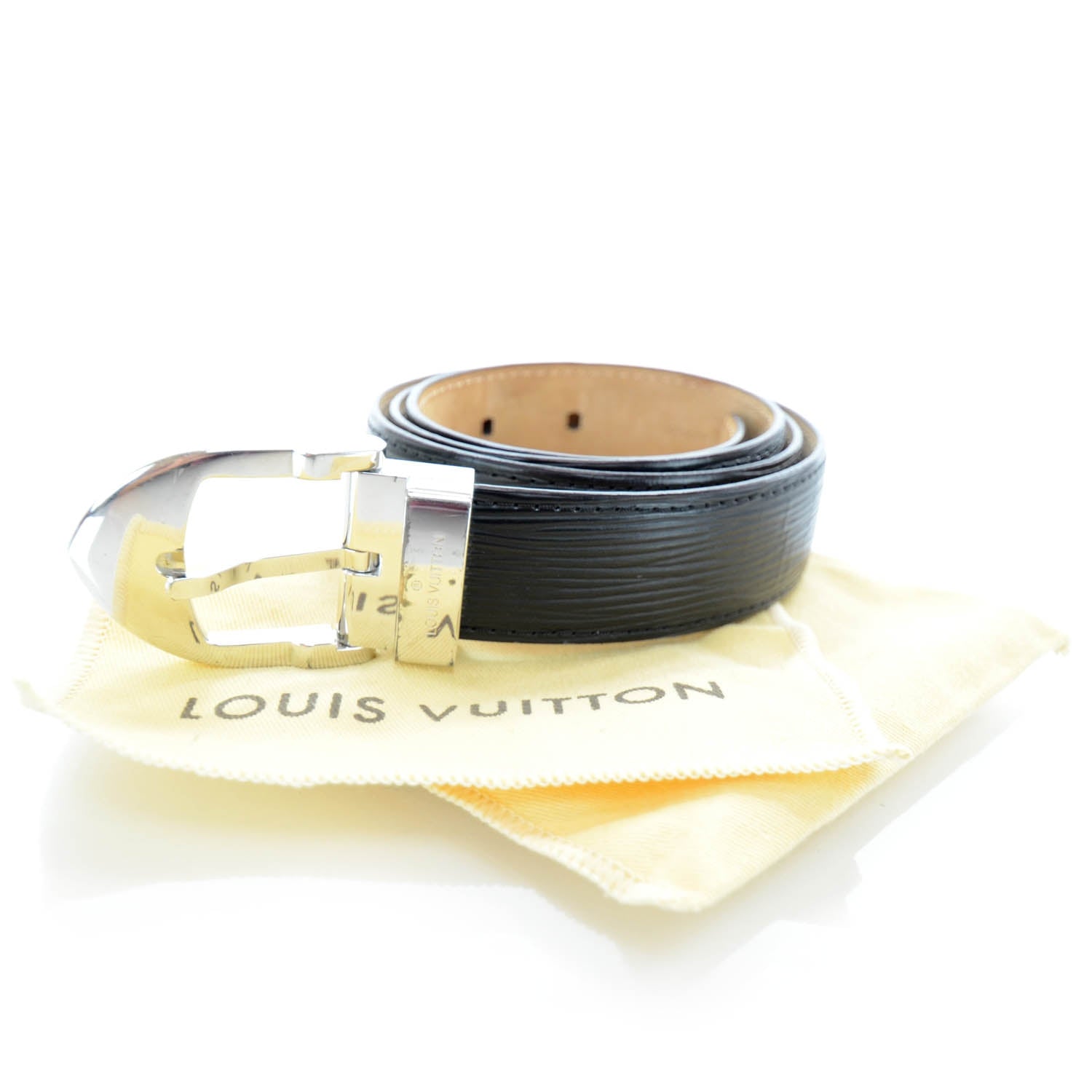 Louis Vuitton Epi Classique Belt Black 85 34 7 of 7