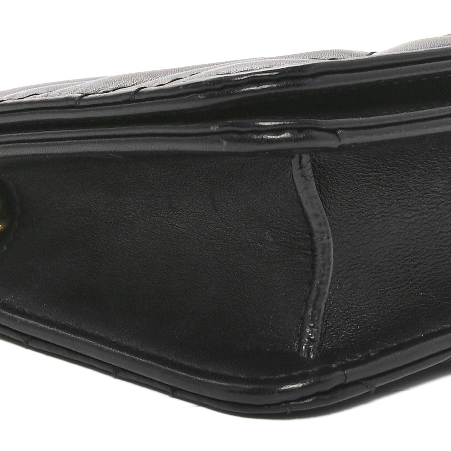 Calfskin Matelasse GG Marmont Mini Bag Black