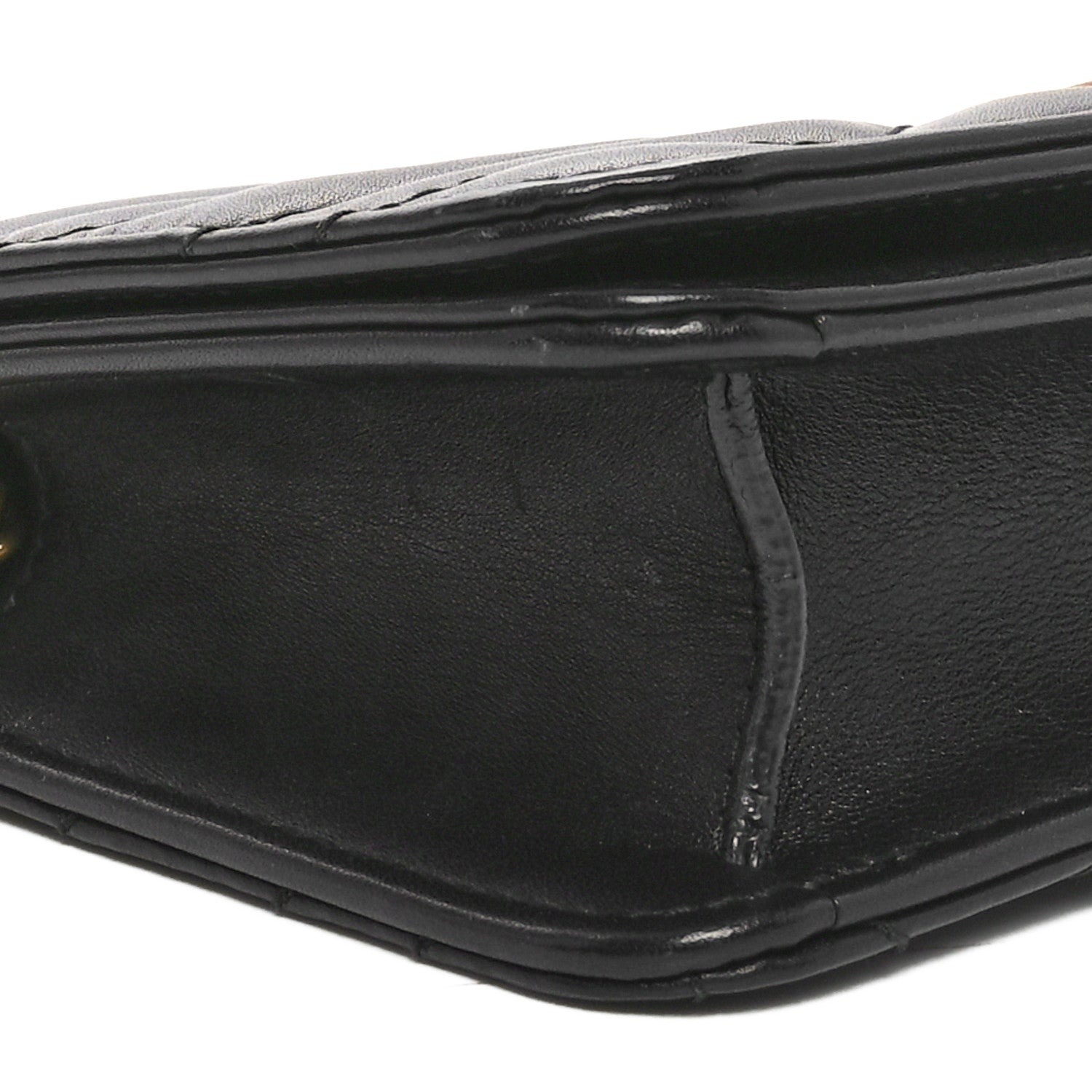 Gucci Calfskin Matelasse GG Marmont Mini Bag Black 8 of 10