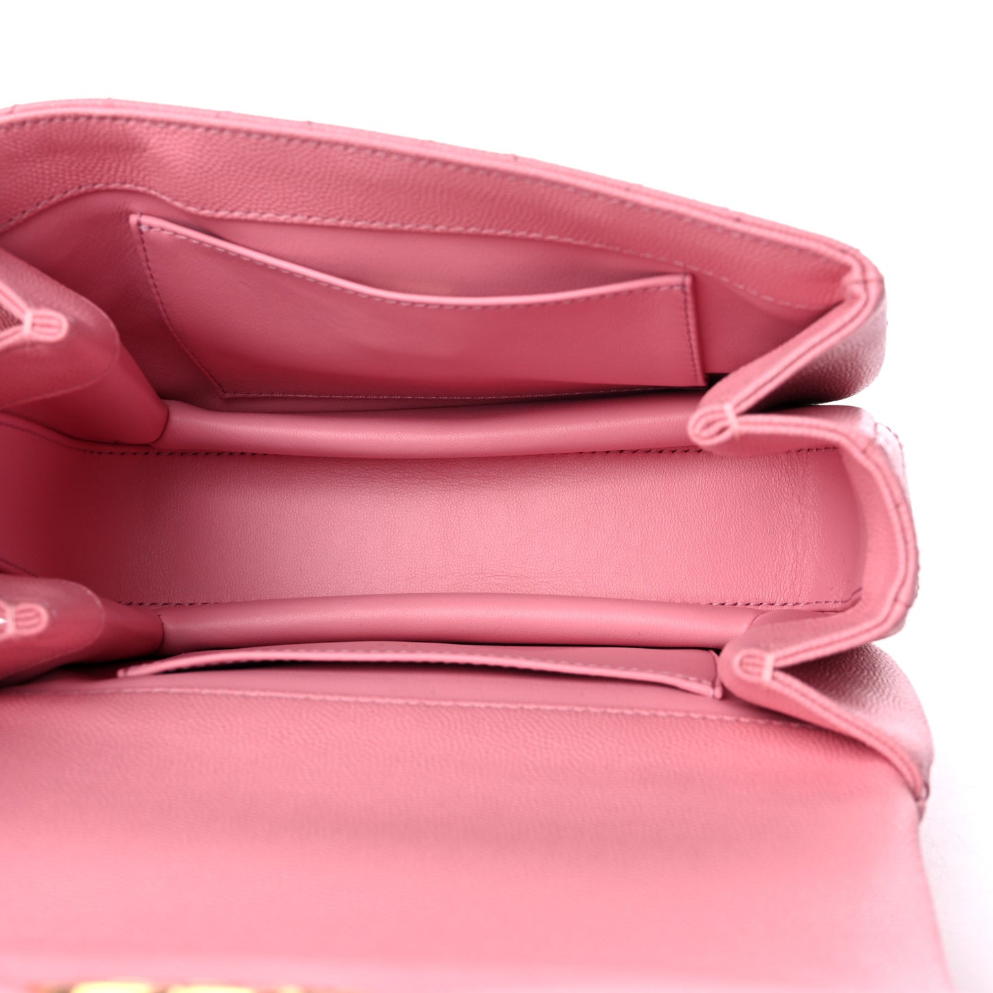 Caviar Quilted Mini Coco First Flap Pink