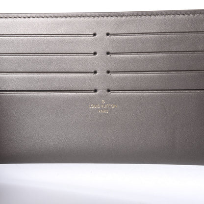 Louis Vuitton Calfskin Felicie Card Holder Insert Champagne Metallise 5 of 6