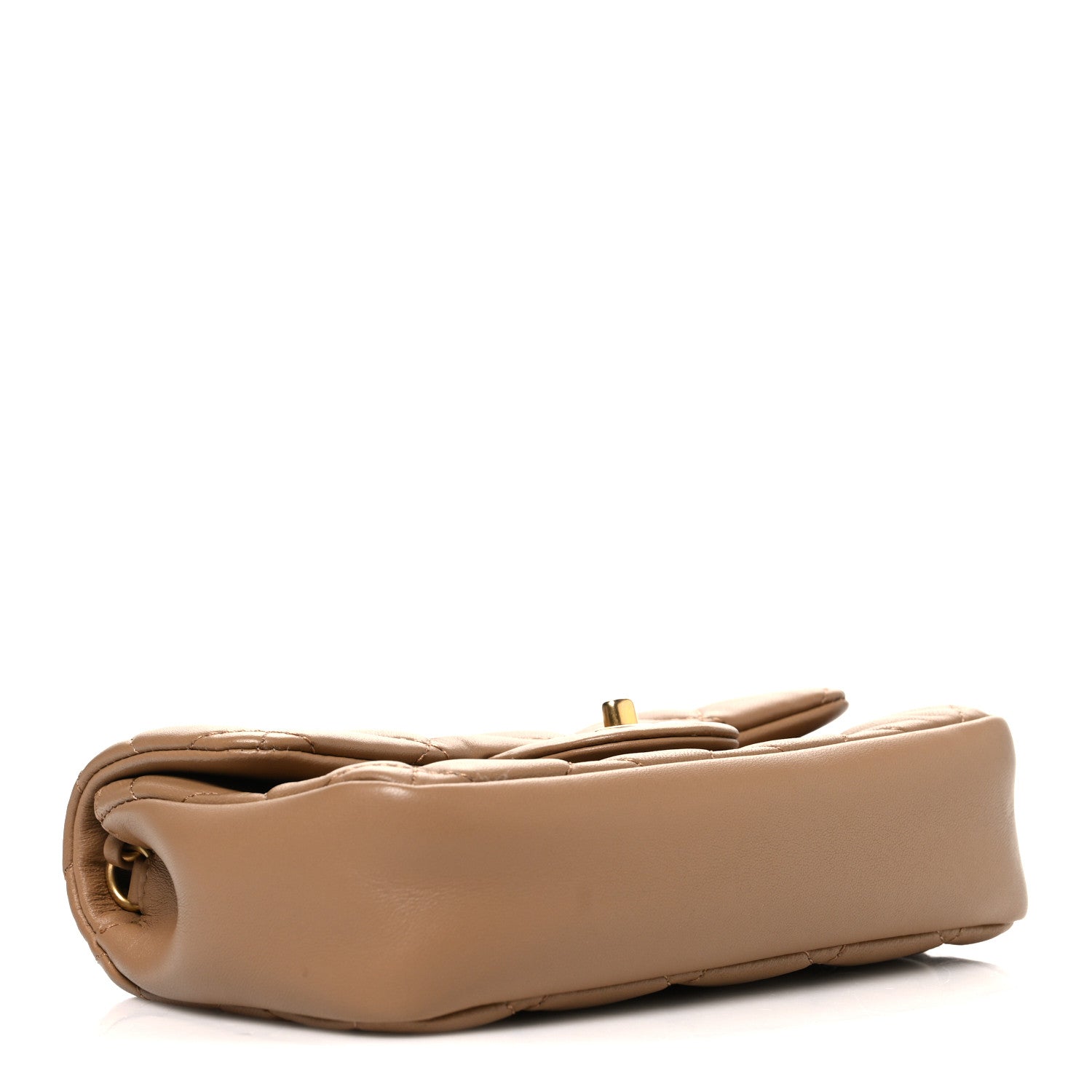 Chanel Lambskin Quilted Mini Heart Charms Flap Beige 4 of 10
