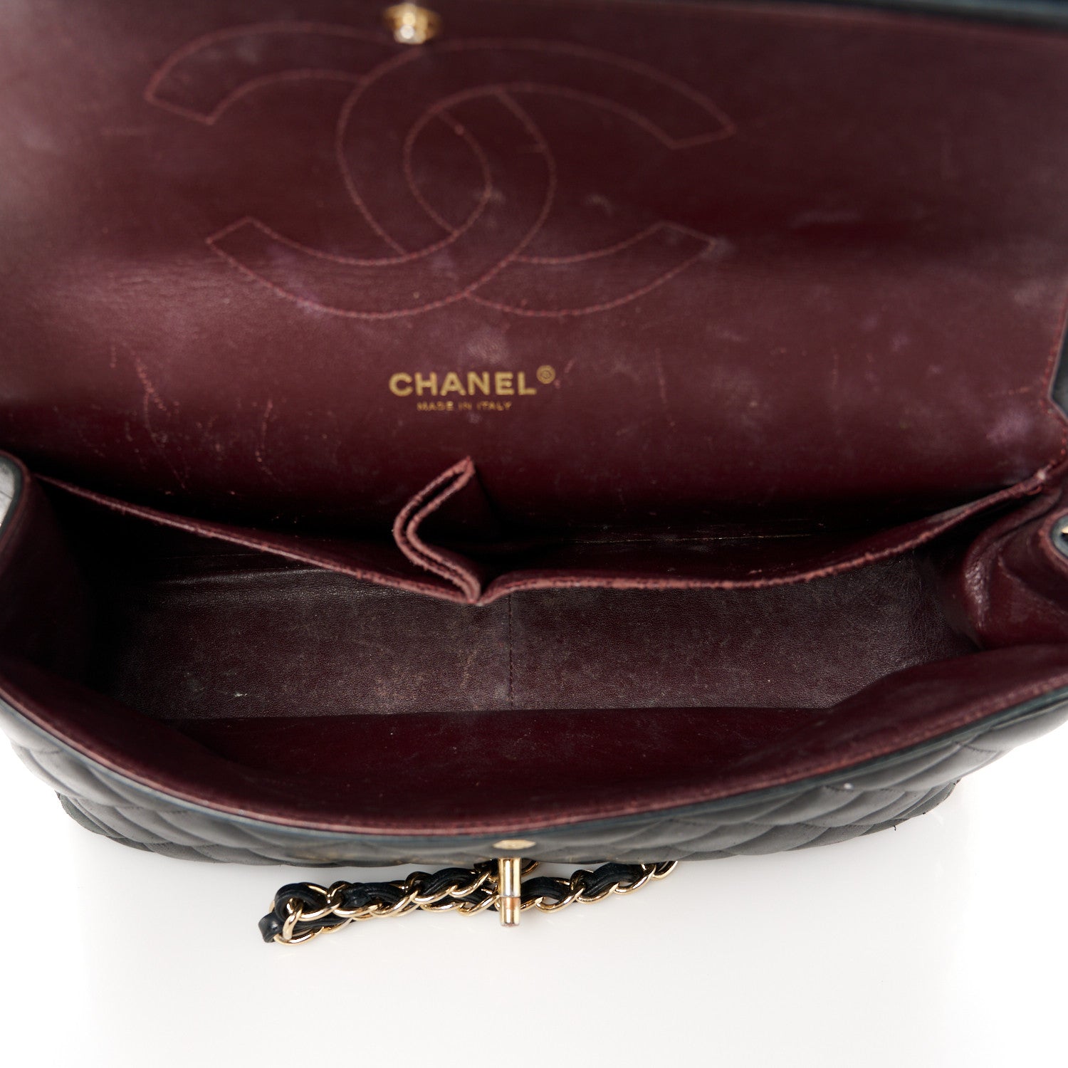 Chanel Lambskin Quilted Jumbo Double Flap Black 5 of 17
