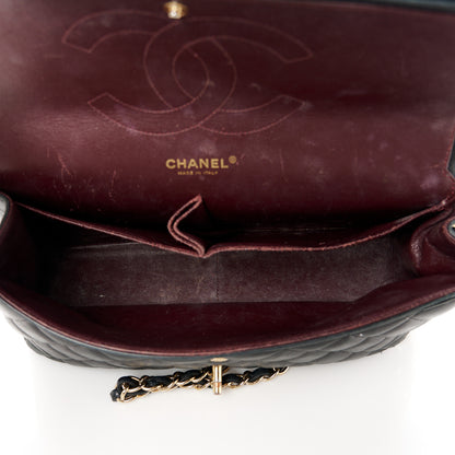 Chanel Lambskin Quilted Jumbo Double Flap Black 5 of 17