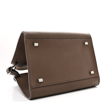 The Row Grained Calfskin Soft Margaux 10 Bag Dark Olive 4 of 10