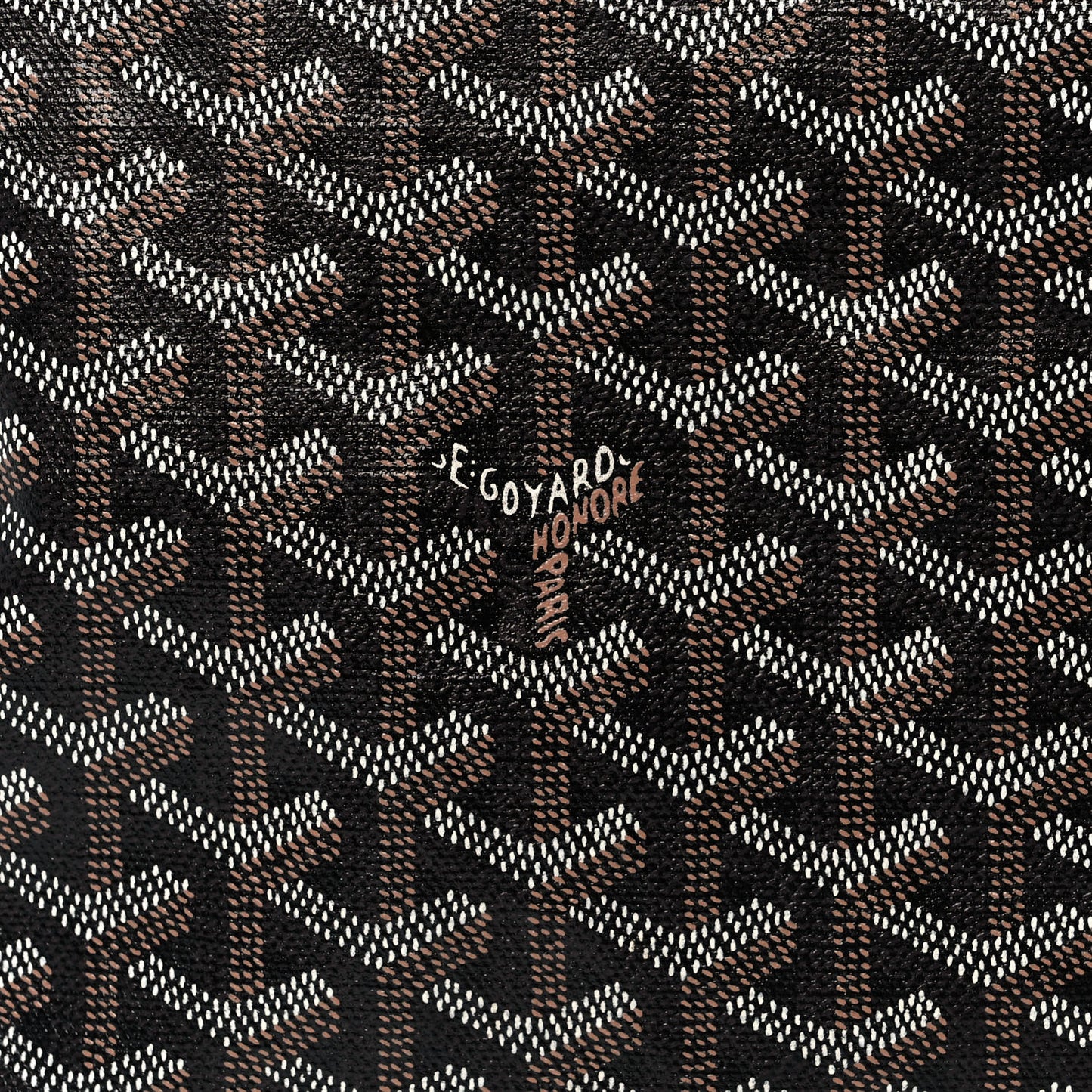 Goyardine Fidji Zip Hobo Black